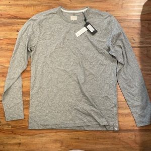 New with tags grey long sleeve rag and bone shirt